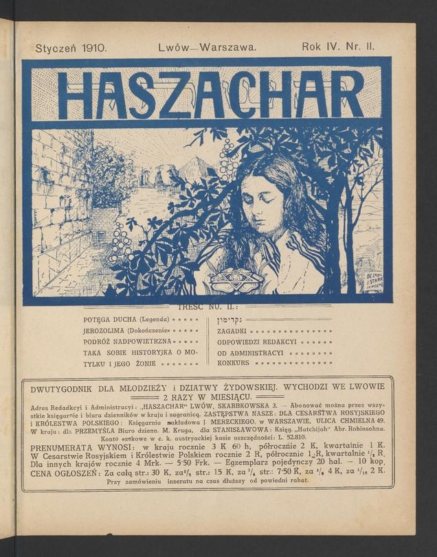 Haszachar. Rok 4, 1910, numer 2